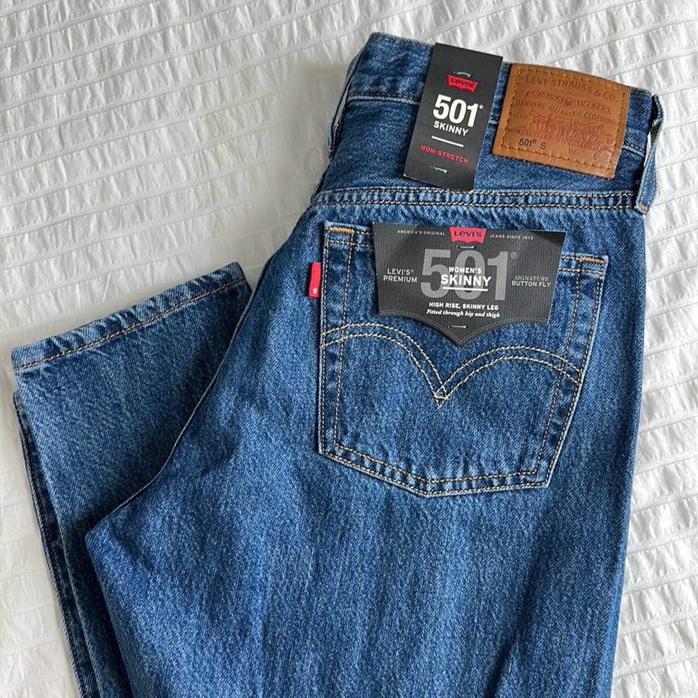 Levis 501 Skinny Jeans